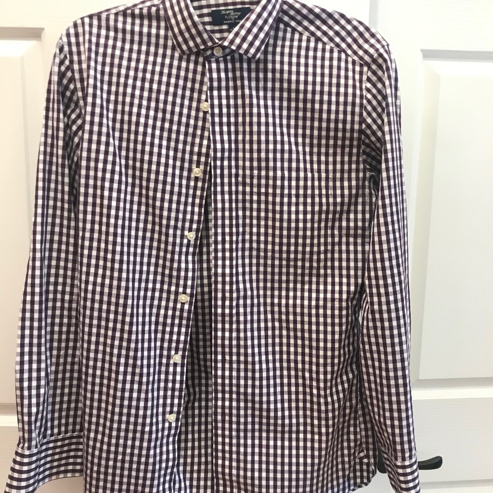 J Crew Men's Wrinkle Free Shirt